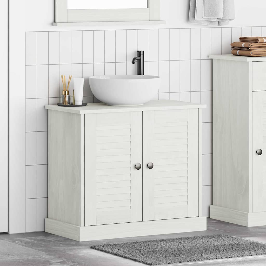 Mueble de lavabo con estante VIGO y Antiguo 68 x 34 x 59 cm