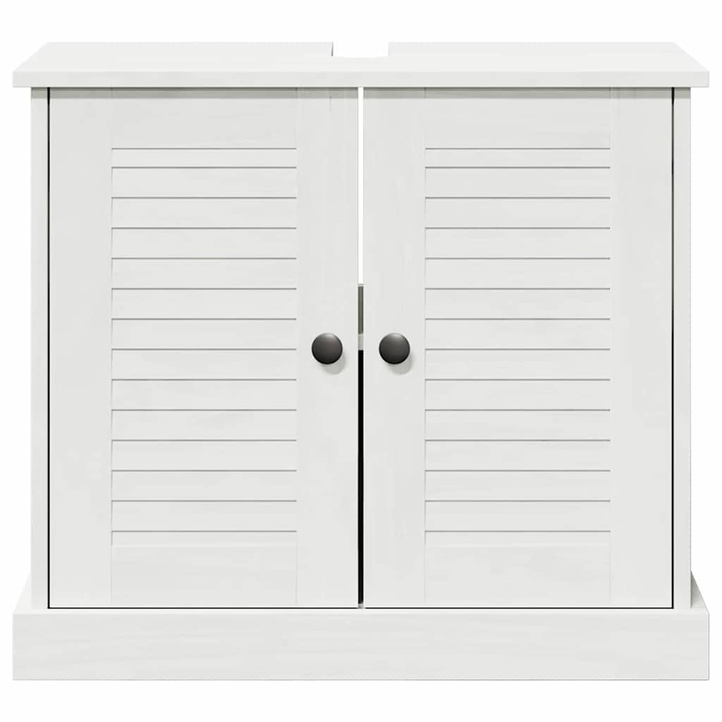Mueble de lavabo con estante VIGO y Antiguo 68 x 34 x 59 cm