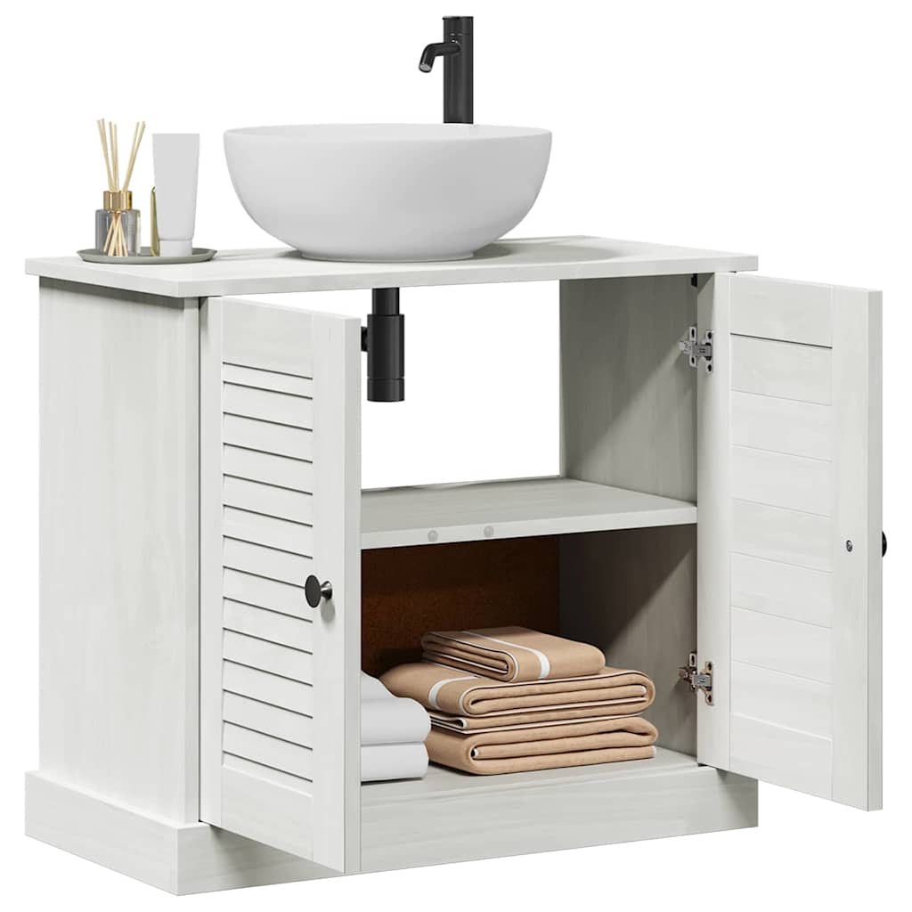 Mueble de lavabo con estante VIGO y Antiguo 68 x 34 x 59 cm