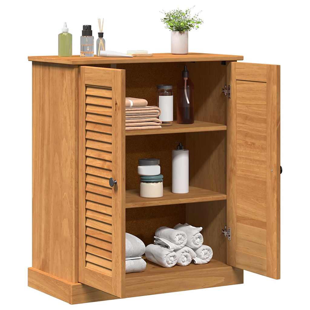 Mueble de Cuarto de Baño con estante VIGO Marrón y Marrón Miel