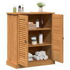 Mueble de Cuarto de Baño con estante VIGO Marrón y Marrón Miel