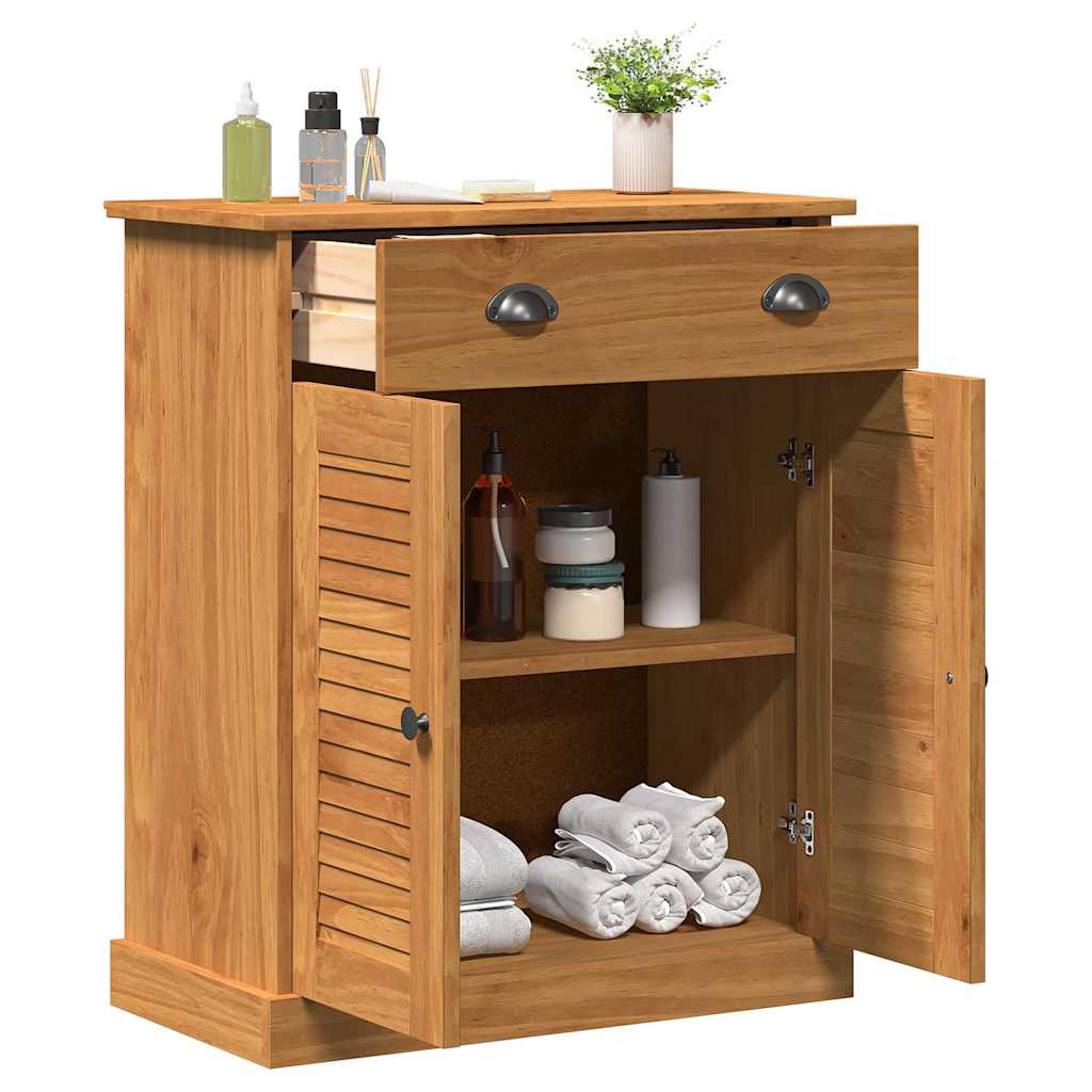 Mueble de Cuarto de Baño con estante VIGO Marrón y Marrón Miel