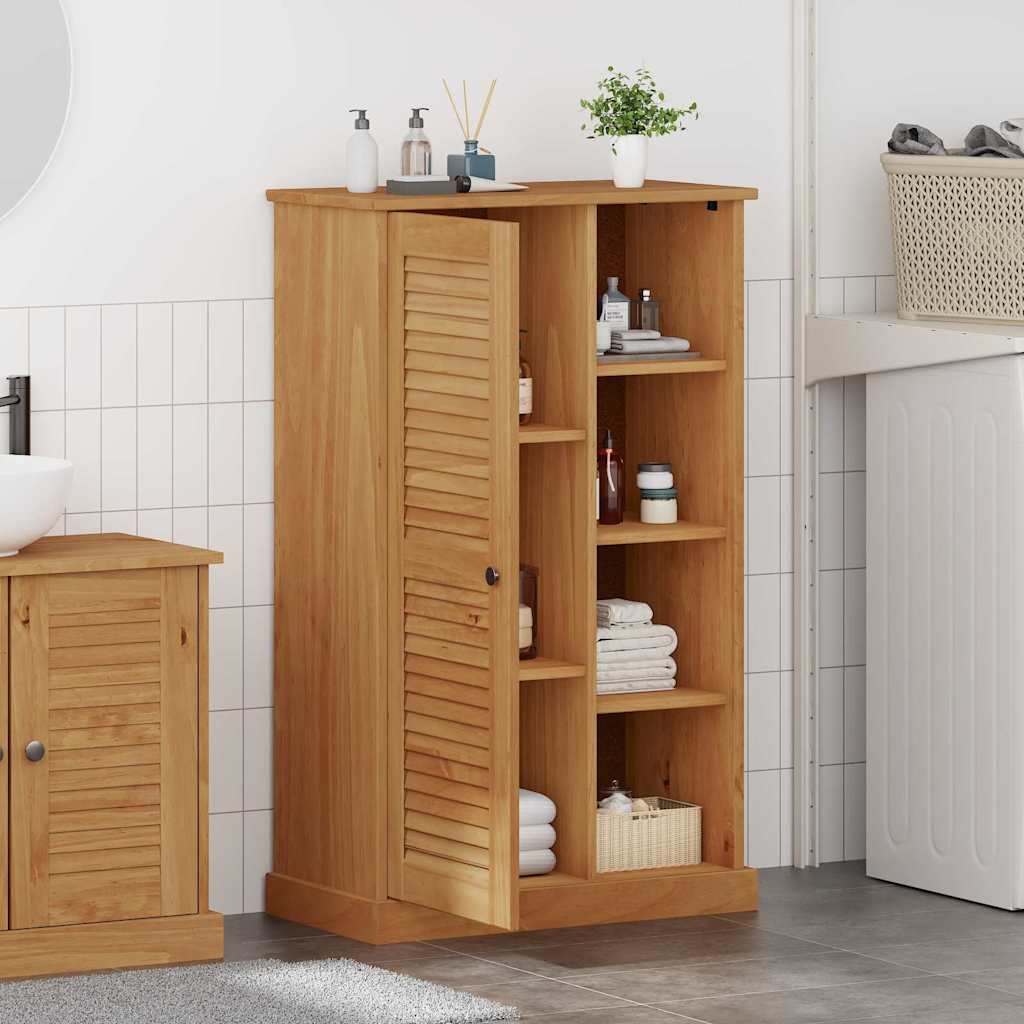 Mueble de Cuarto de Baño con estante VIGO Marrón y Marrón Miel