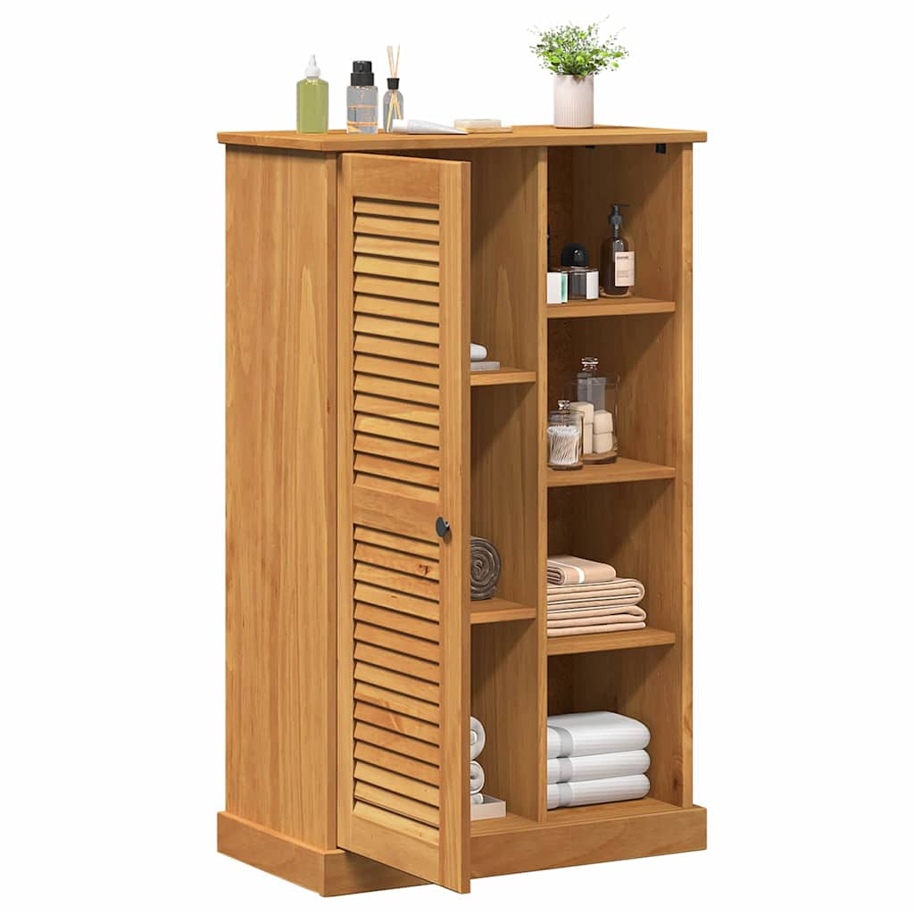 Mueble de Cuarto de Baño con estante VIGO Marrón y Marrón Miel