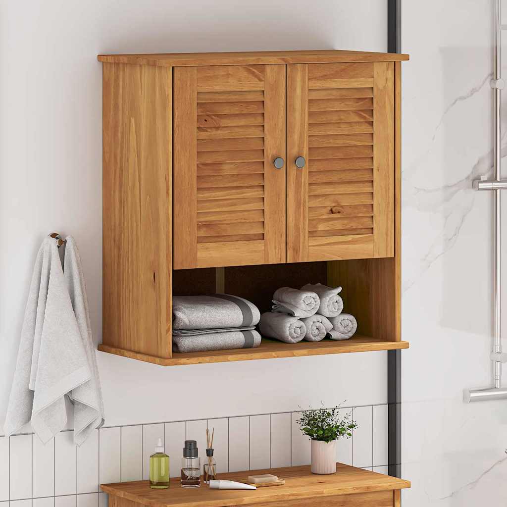 VIGO and Antique Bathroom Cabinet with Shelf 60 x 27 x 161 cm