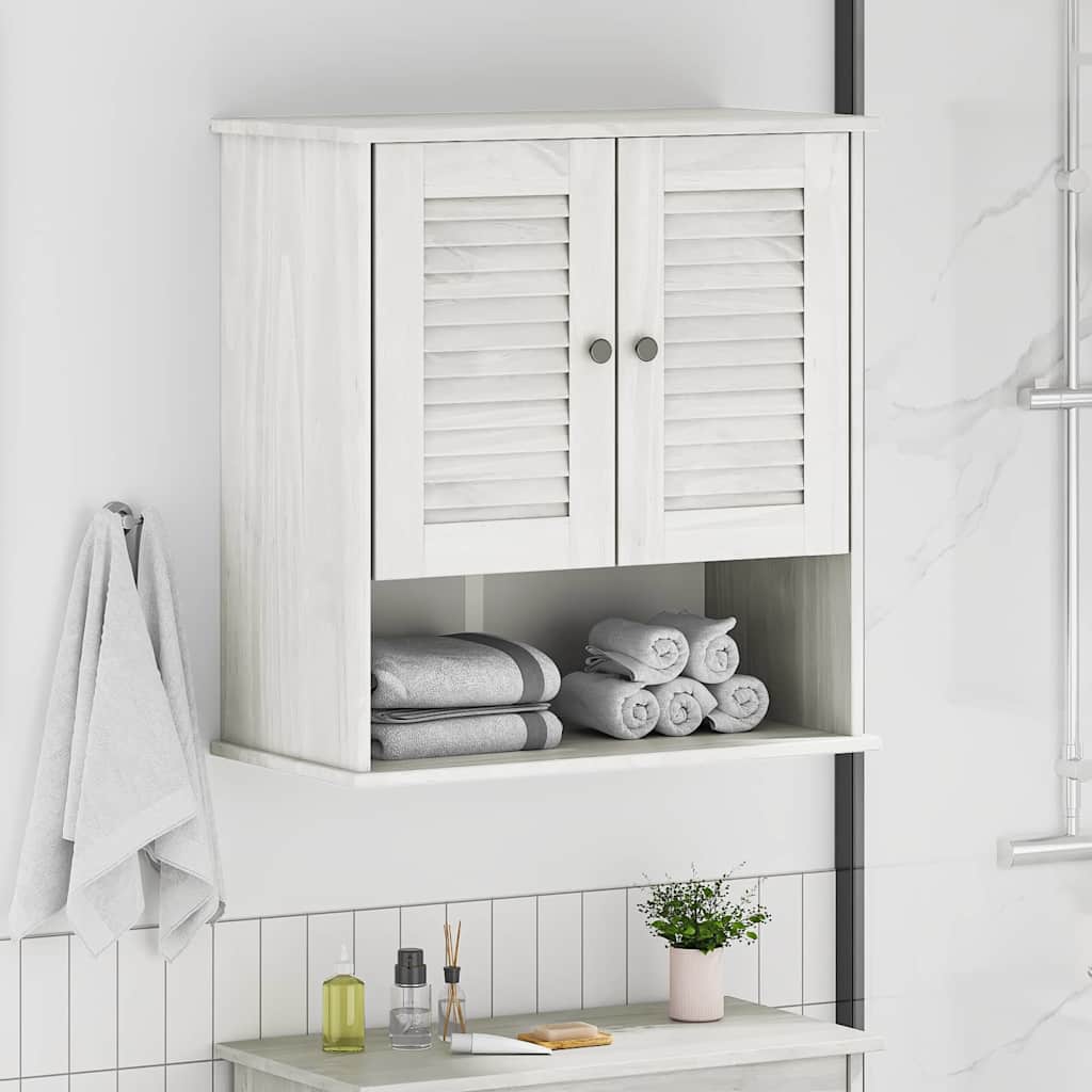 VIGO and Antique Bathroom Cabinet with Shelf 60 x 27 x 161 cm