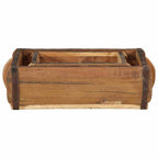 Bandeja 2 pcs Marrón 29 x 31 x 10 cm Madera sólida recuperada