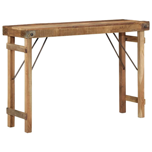 Side Table Brown 110 x 35 x 76 cm Solid Reclaimed Wood
