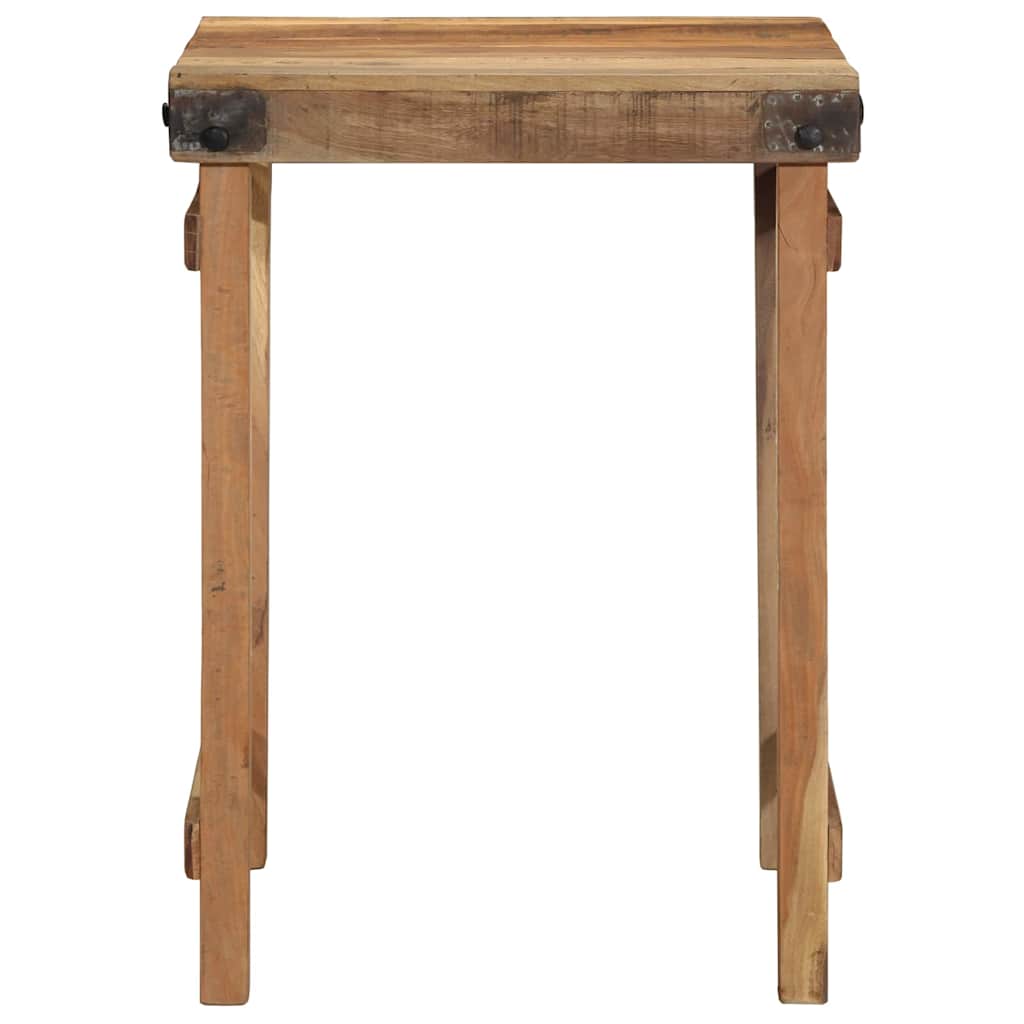 Mesa de Comedor Marrón 60 x 55 x 76 cm madera maciza reciclada