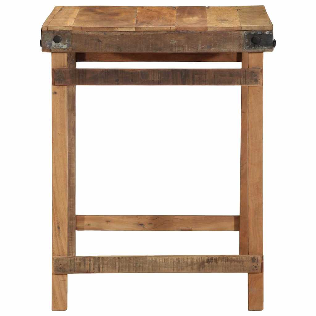 Mesa de Comedor Marrón 60 x 55 x 76 cm madera maciza reciclada