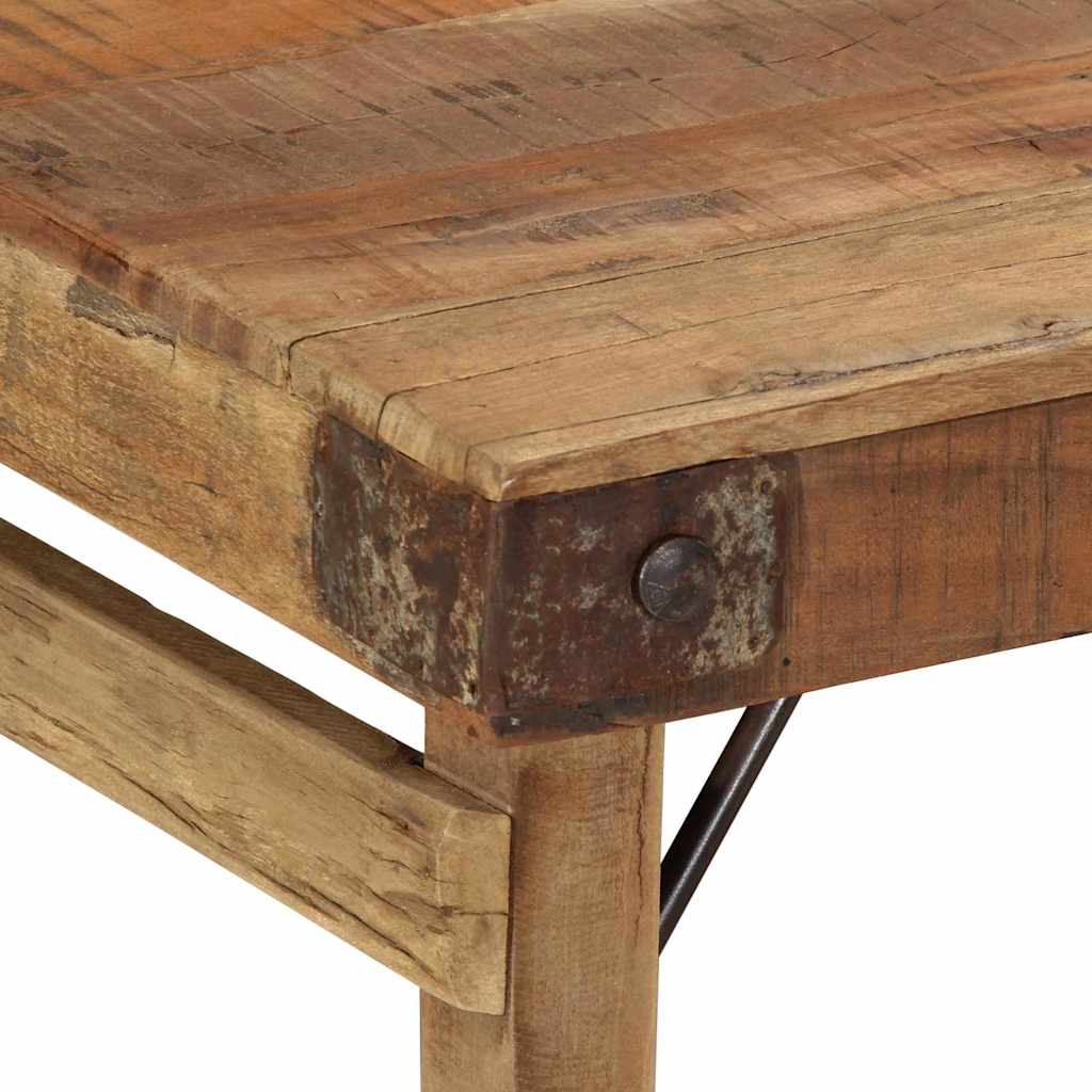 Mesa de Café Marrón 110 x 55 x 40 cm Madera sólida recuperada