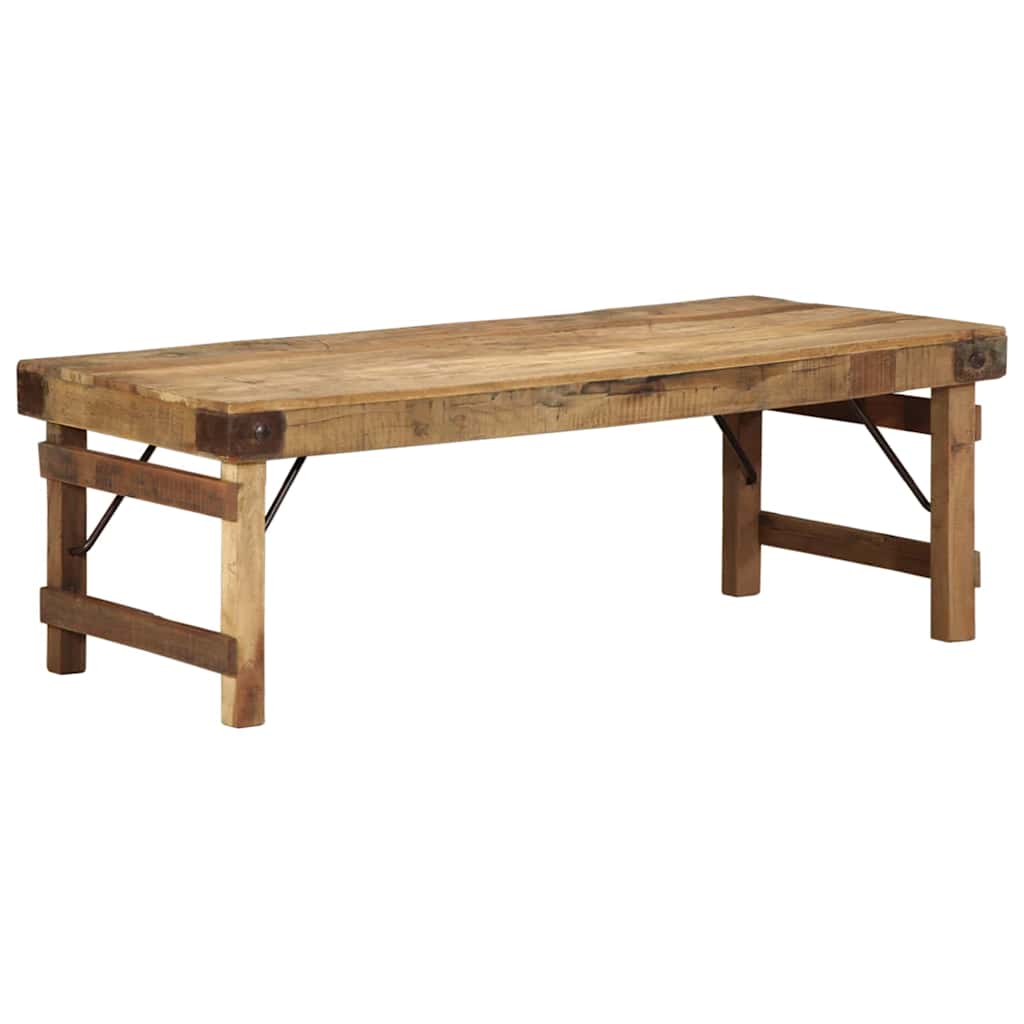 Mesa de Café Marrón 110 x 55 x 40 cm Madera sólida recuperada