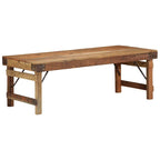 Mesa de Café Marrón 110 x 55 x 40 cm Madera sólida recuperada