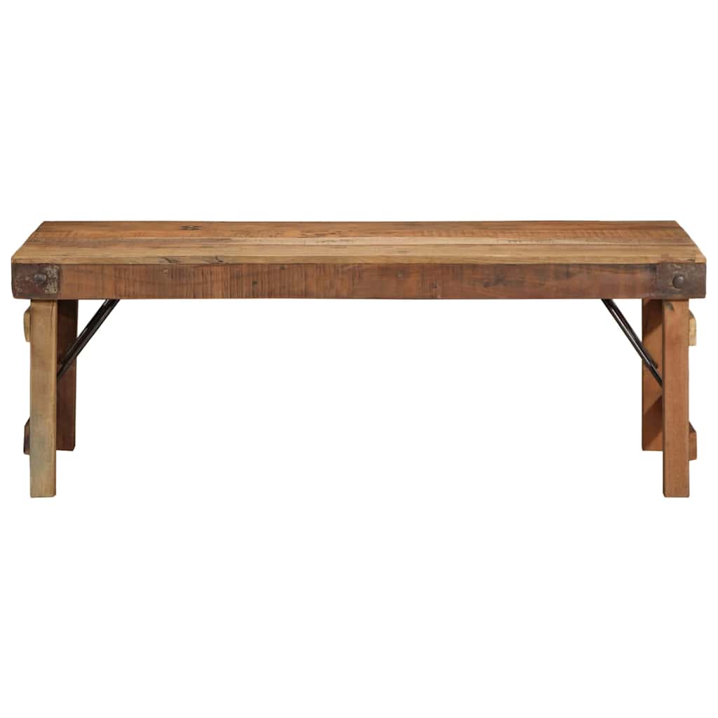 Mesa de Café Marrón 110 x 55 x 40 cm Madera sólida recuperada