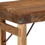 Banco Natural 110 x 35 x 46 cm Madera Vieja Recuperada