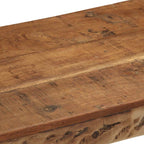 Banco Natural 110 x 35 x 46 cm Madera Vieja Recuperada