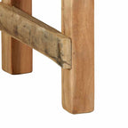 Banco Natural 110 x 35 x 46 cm Madera Vieja Recuperada