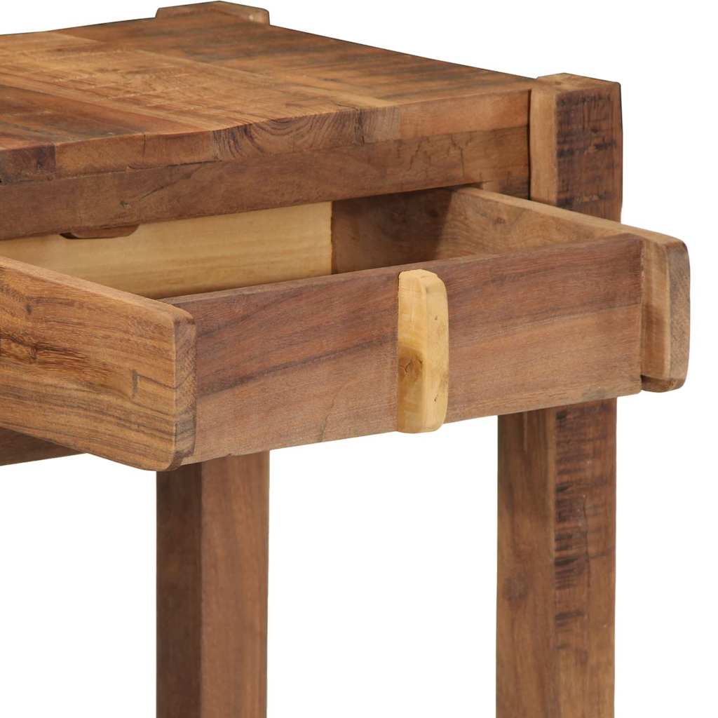 Mesa Consola Marrón 107 x 33 x 76 cm Madera sólida recuperada