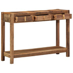 Mesa Consola Marrón 107 x 33 x 76 cm Madera sólida recuperada