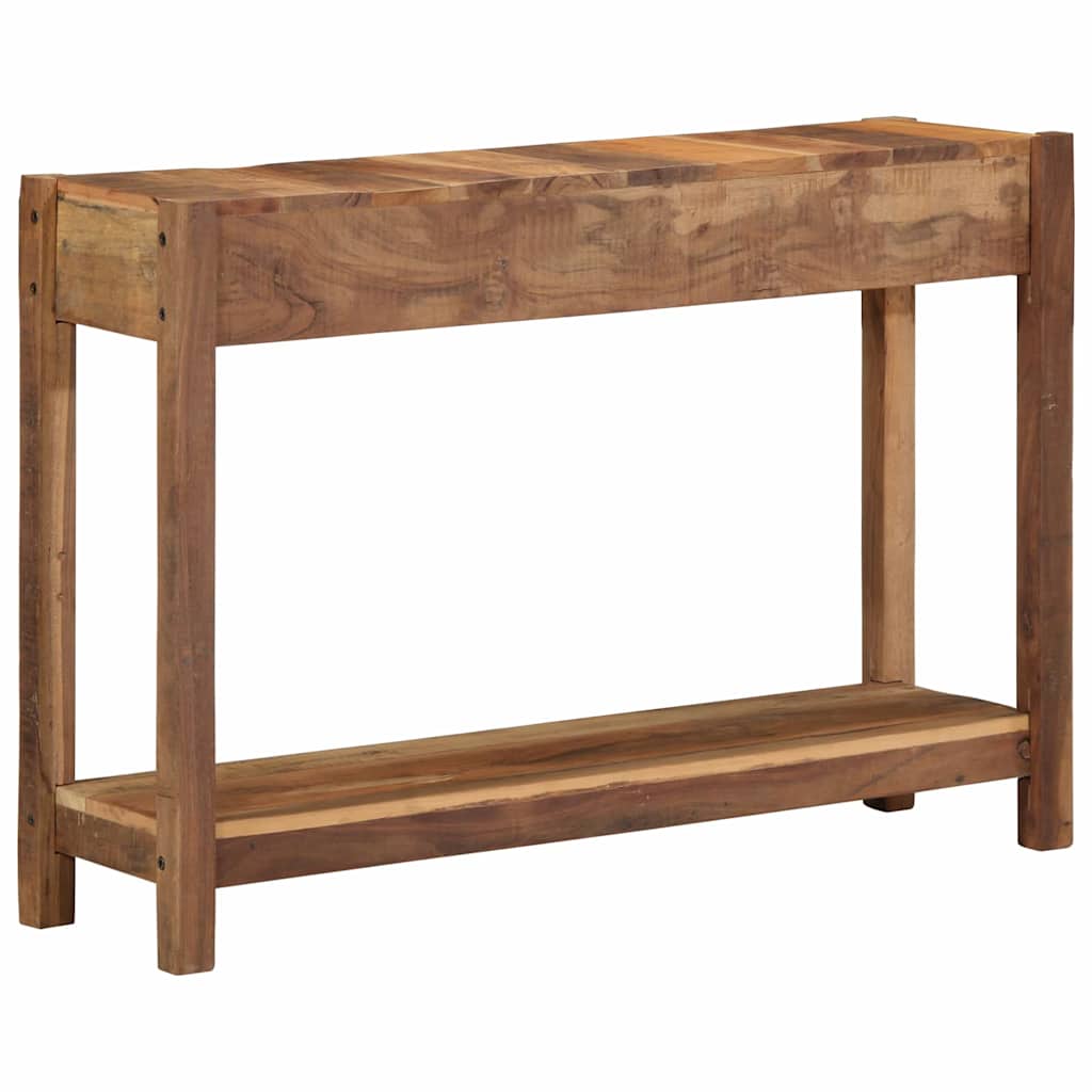 Mesa Consola Marrón 107 x 33 x 76 cm Madera sólida recuperada