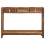 Mesa Consola Marrón 107 x 33 x 76 cm Madera sólida recuperada