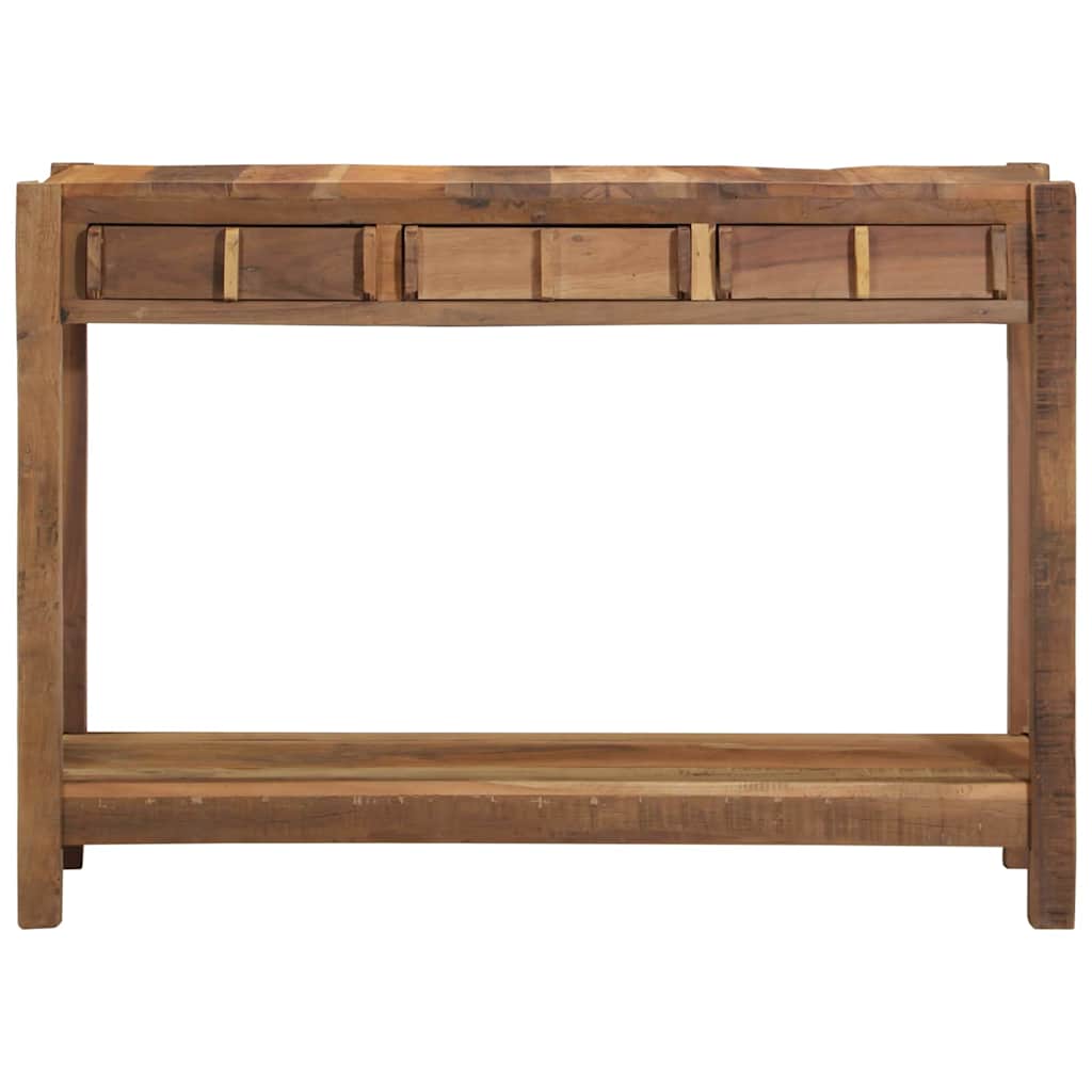 Mesa Consola Marrón 107 x 33 x 76 cm Madera sólida recuperada