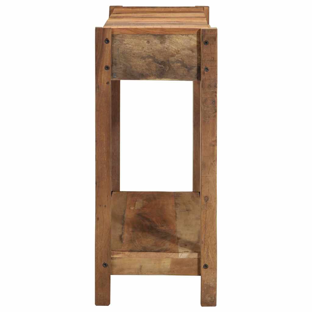 Mesa Consola Marrón 107 x 33 x 76 cm Madera sólida recuperada