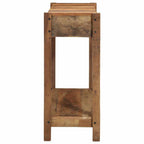 Mesa Consola Marrón 107 x 33 x 76 cm Madera sólida recuperada
