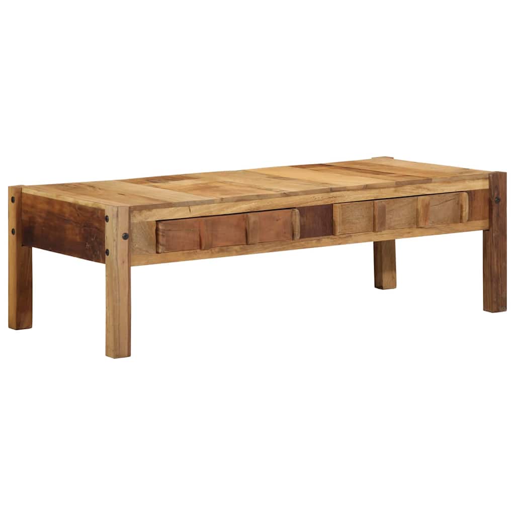 Mesa de Café Marrón 110 x 54 x 35 cm Madera sólida recuperada