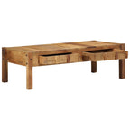 Mesa de Café Marrón 110 x 54 x 35 cm Madera sólida recuperada