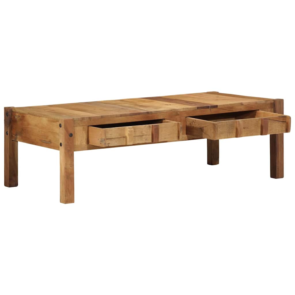 Mesa de Café Marrón 110 x 54 x 35 cm Madera sólida recuperada