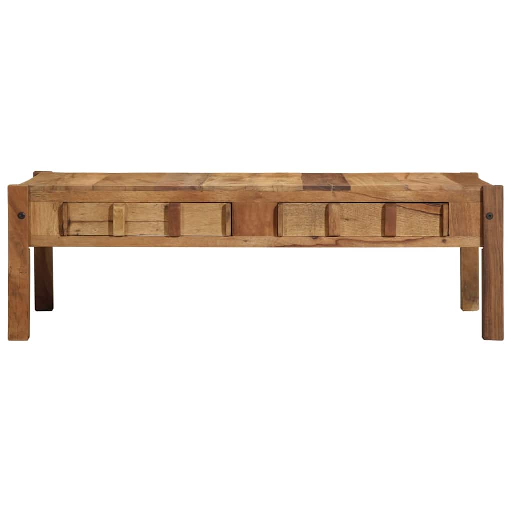 Mesa de Café Marrón 110 x 54 x 35 cm Madera sólida recuperada