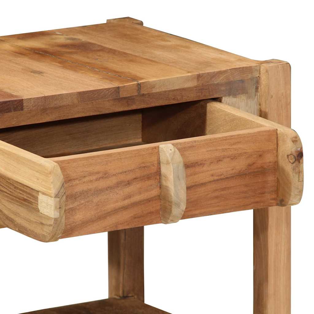 Mesa Auxiliar Marrón 43 x 32 x 46 cm Madera sólida recuperada