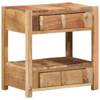 Mesa Auxiliar Marrón 43 x 32 x 46 cm Madera sólida recuperada