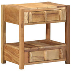 Mesa Auxiliar Marrón 43 x 32 x 46 cm Madera sólida recuperada