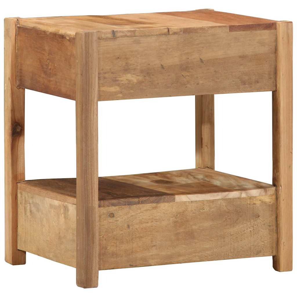 Mesa Auxiliar Marrón 43 x 32 x 46 cm Madera sólida recuperada