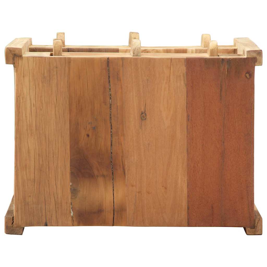 Mesa Auxiliar Marrón 43 x 32 x 46 cm Madera sólida recuperada