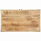 Mesa de Café Marrón 90 x 50 x 40 cm Madera de mango maciza