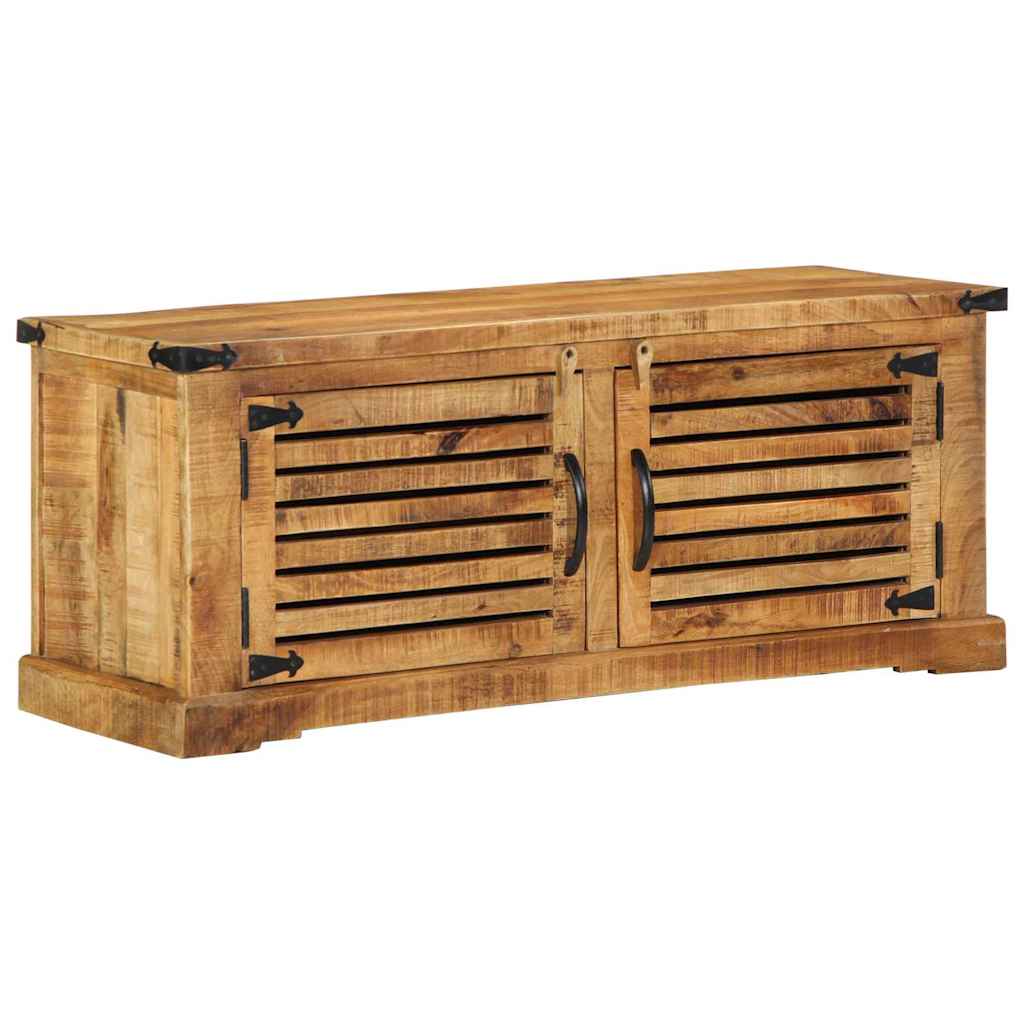 Armario Zapatero Marrón 110 x 38 x 45 cm Madera de mango maciza