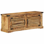 Armario Zapatero Marrón 110 x 38 x 45 cm Madera de mango maciza
