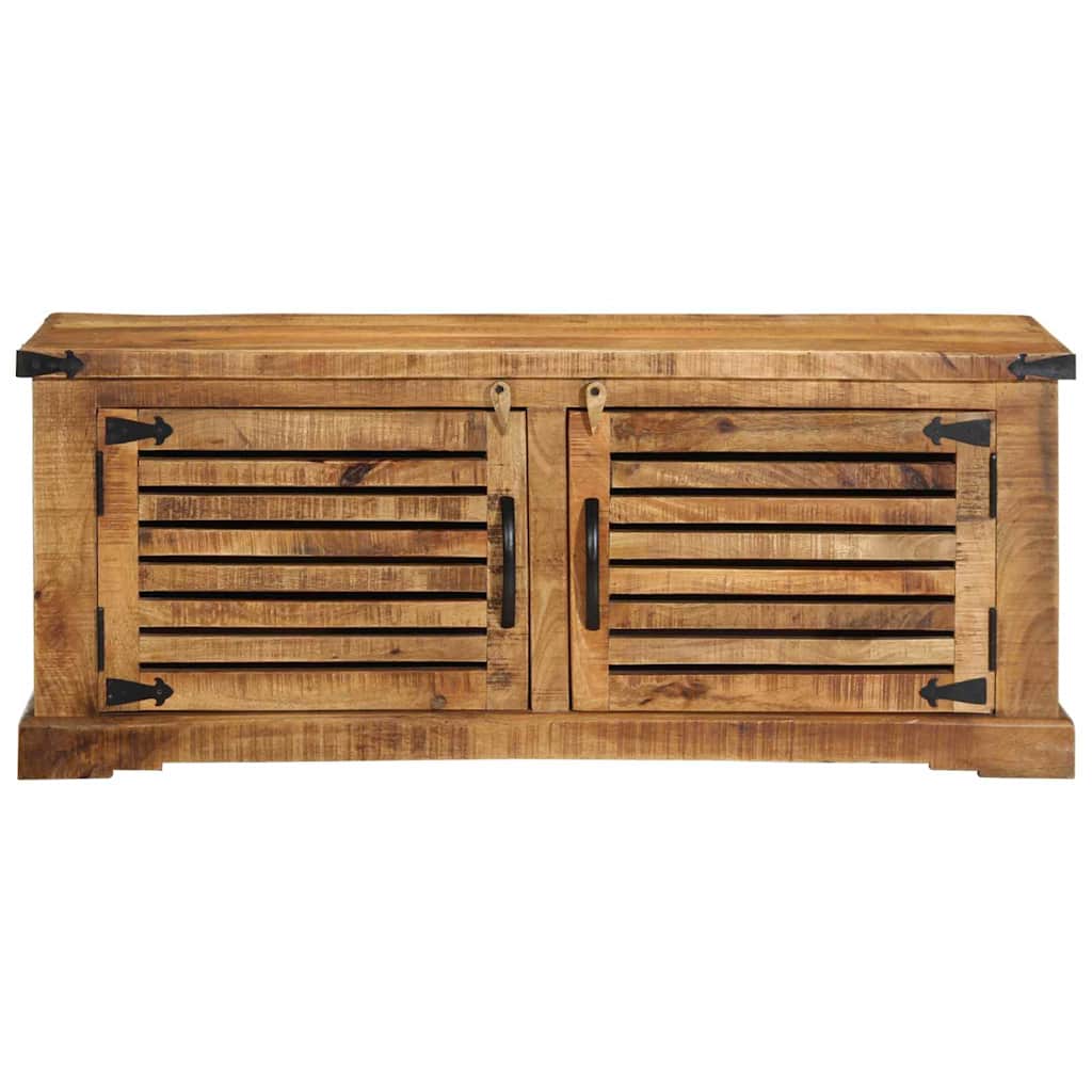 Armario Zapatero Marrón 110 x 38 x 45 cm Madera de mango maciza