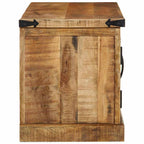 Armario Zapatero Marrón 110 x 38 x 45 cm Madera de mango maciza