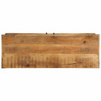 Armario Zapatero Marrón 110 x 38 x 45 cm Madera de mango maciza