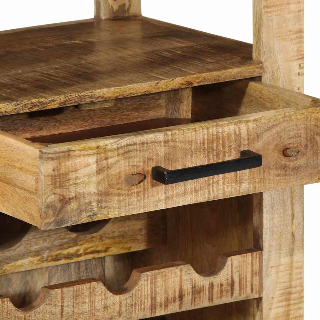 Carro de Cocina Marrón 55 x 40 x 80 cm Madera de mango maciza