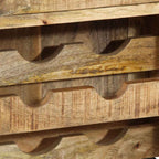 Carro de Cocina Marrón 55 x 40 x 80 cm Madera de mango maciza