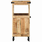 Carro de Cocina Marrón 55 x 40 x 80 cm Madera de mango maciza