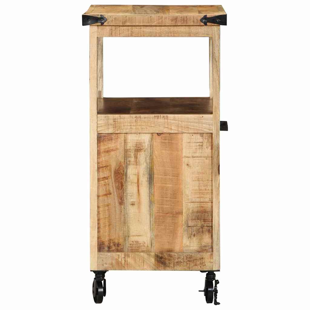 Carro de Cocina Marrón 55 x 40 x 80 cm Madera de mango maciza