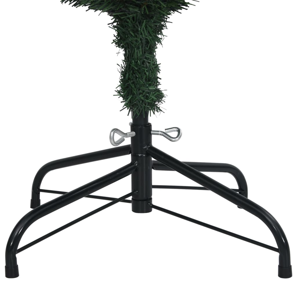 Árbol de Navidad artificial estrecho 150 LEDs 120 cm