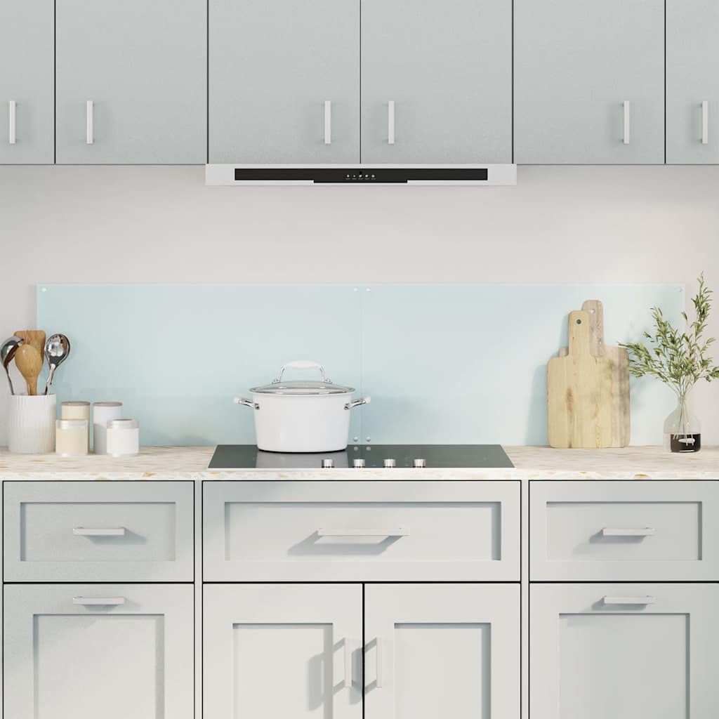 Kitchen splashbacks 2 pcs transparent tempered glass 70x40 cm