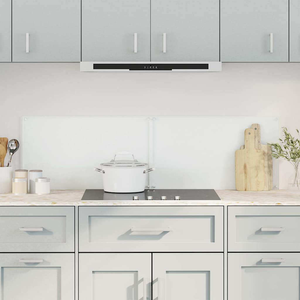 Kitchen splashbacks 2 pcs transparent tempered glass 70x40 cm